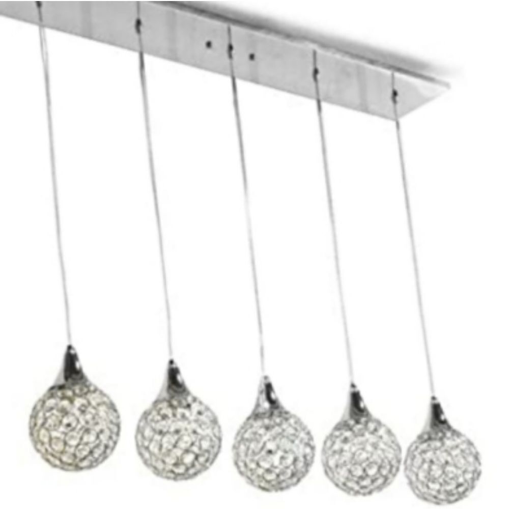 5 pendant crystal lighting BNWT